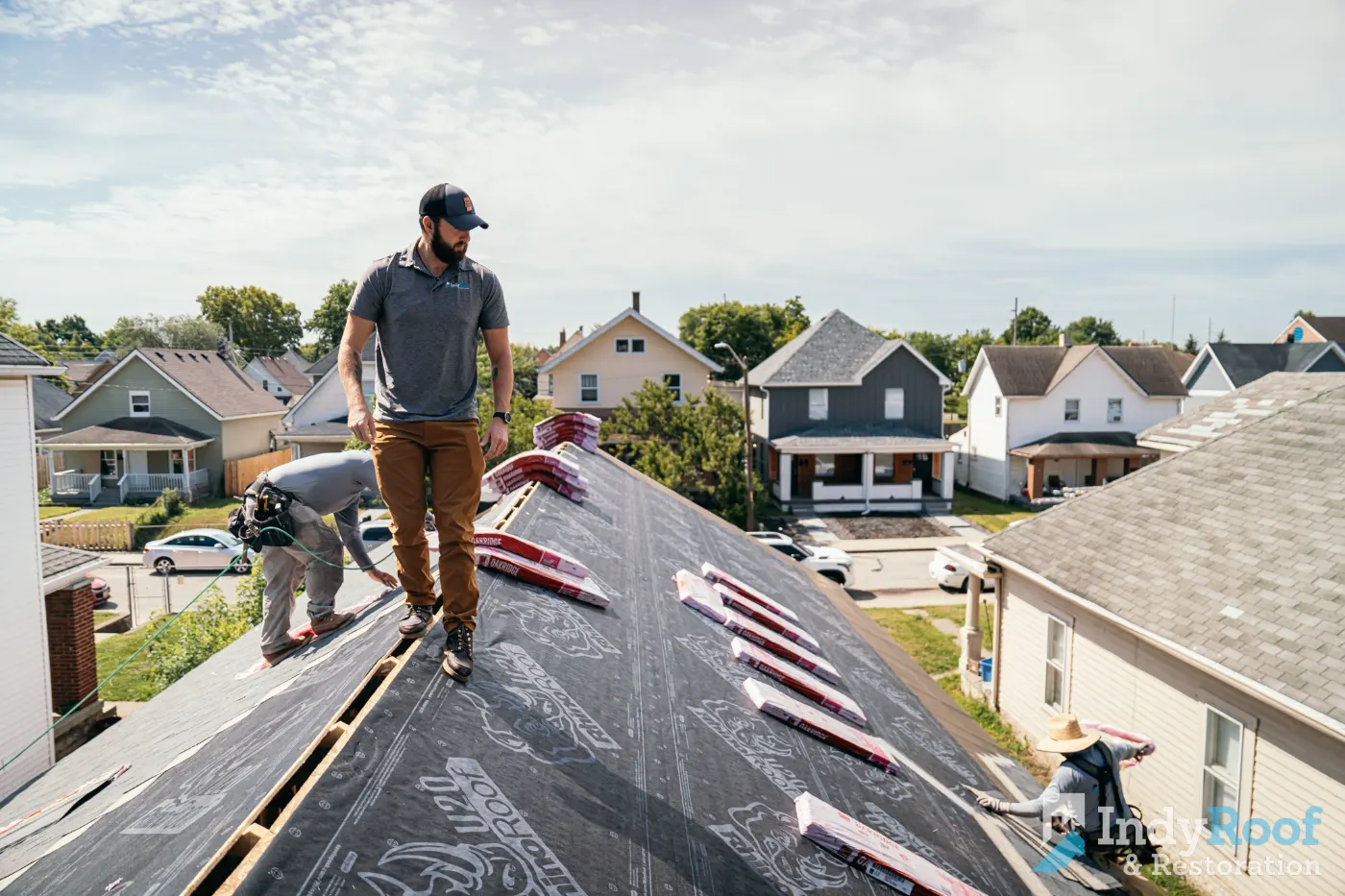 Roofing by Samaria Roofing near Franklin, IN